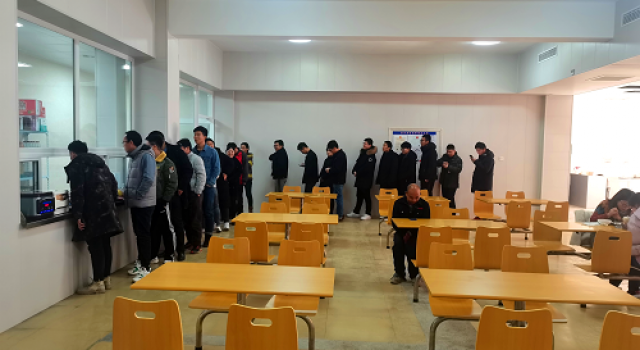 升級(jí)改造----公司員工食堂舊貌換新顏！