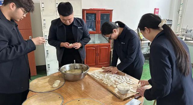沂南縣交通工程總監處慶祝立冬：包餃子、話傳統、增凝聚